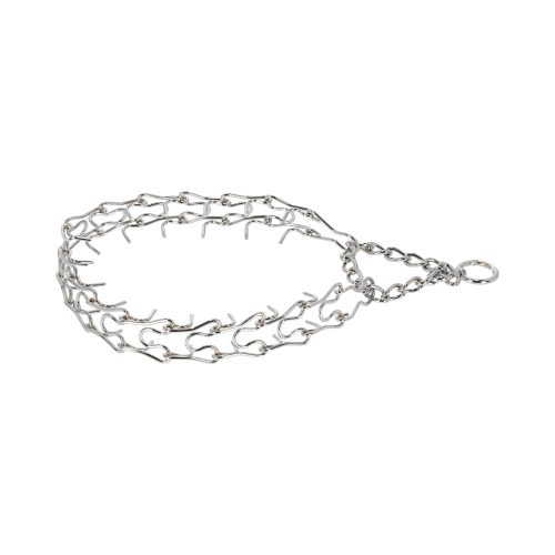 Metalna poluzatezna ogrlica davilica - SPIKED 8
