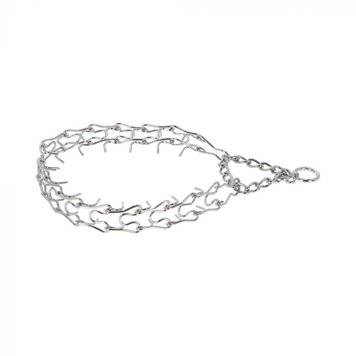 Metalna poluzatezna ogrlica davilica - SPIKED 4