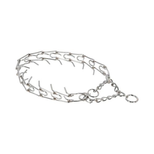 Metalna poluzatezna ogrlica davilica - SPIKED 9