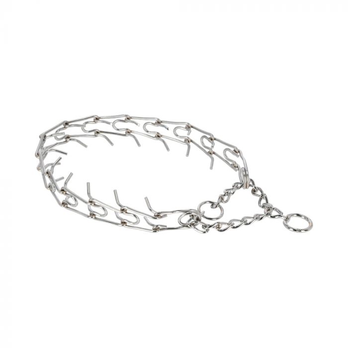 Metalna poluzatezna ogrlica davilica - SPIKED 5