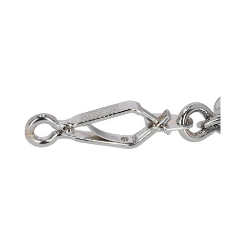 Metalna poluzatezna ogrlica SPIKED - brzi karabin 7